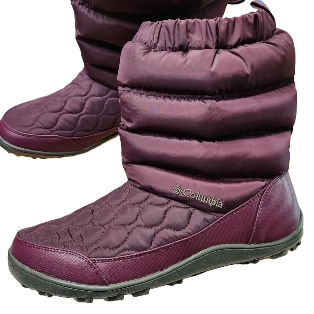Columbia Omni‑Heat Waterproof Winter Boots Women’s 11 Purple Plum